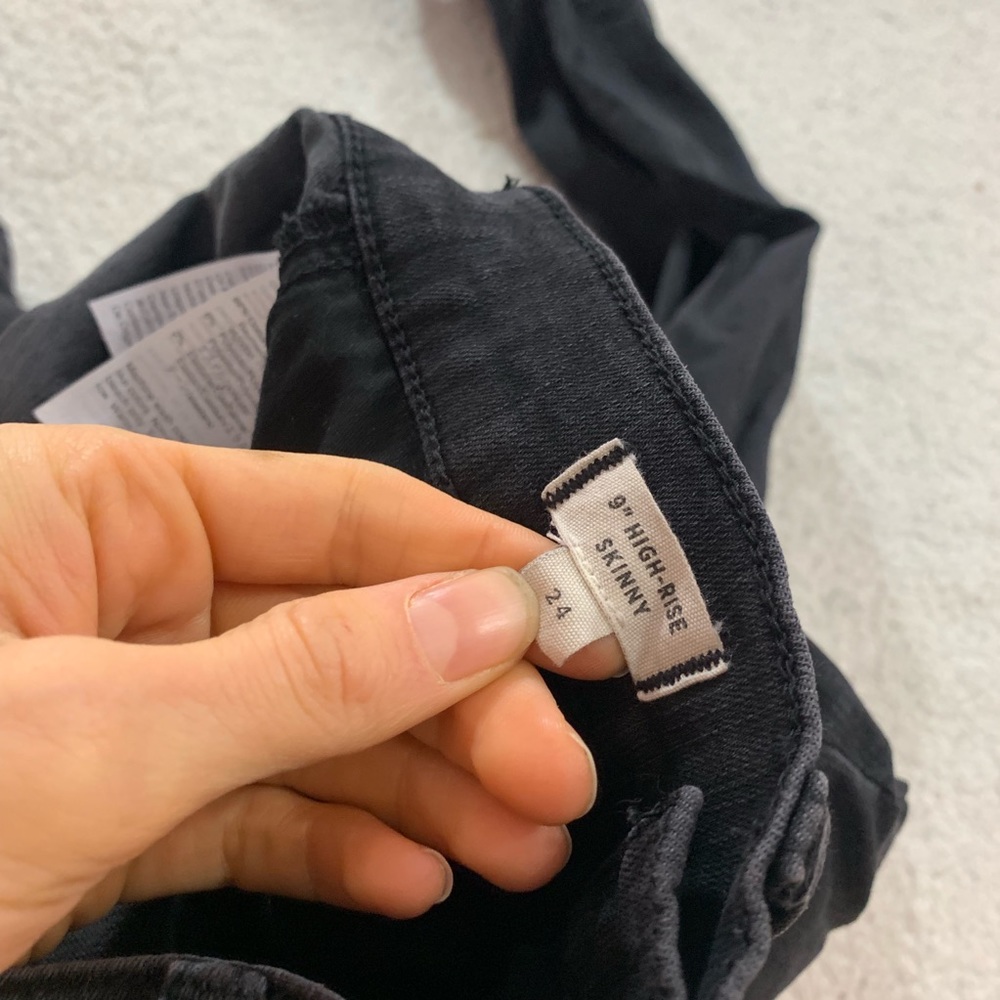 Madewell Berkeley black button through skinny jean - Picture 5 of 7